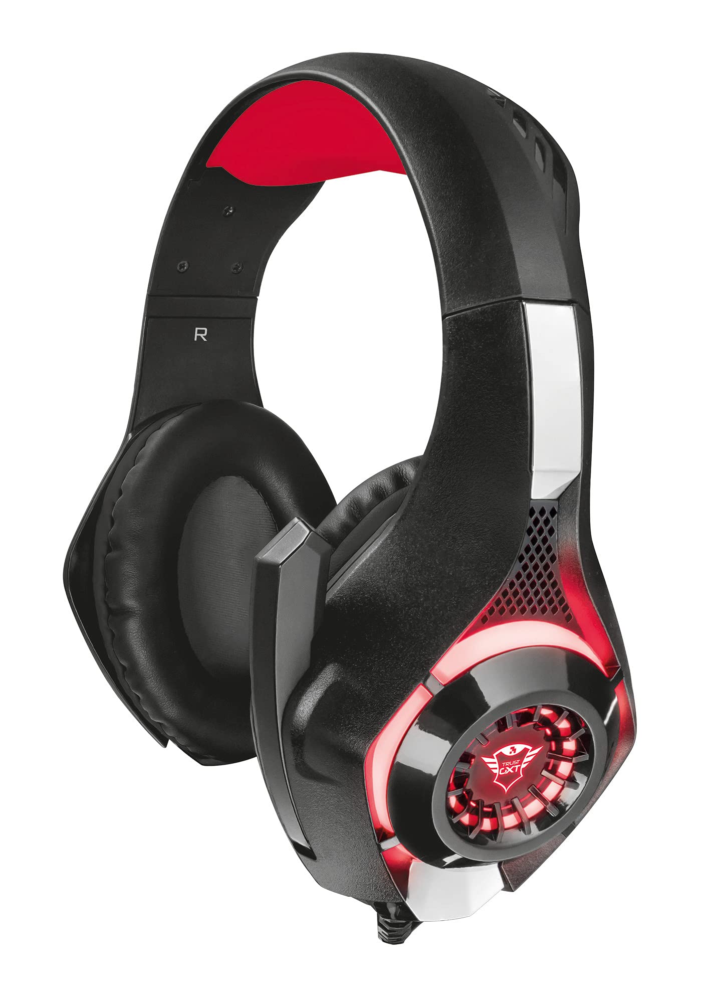 Trust Gaming GXT 313 Nero - Casque de jeu avec microphone lumineux, noir, transducteurs 40 mm Trust Gaming GXT 313 Nero - Casque de jeu avec microphone lumineux, noir, transducteurs 40 mm